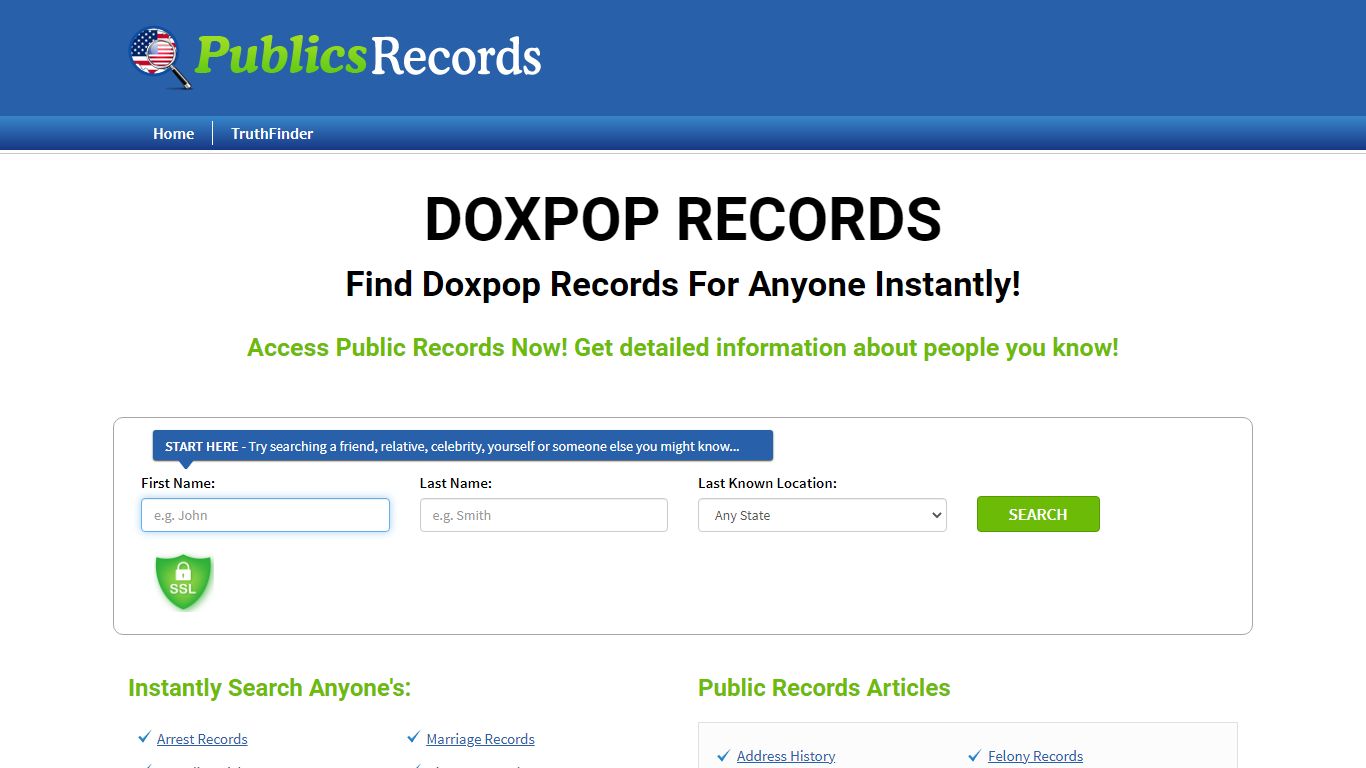 Find Doxpop Records For Anyone